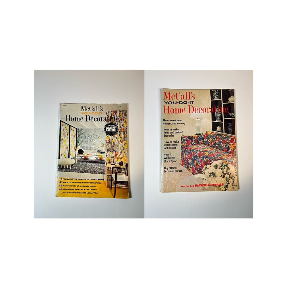 2 VTG McCall's You-Do-It Home Decor Magazines Fall-Winter '67 Spring-Summer '68
